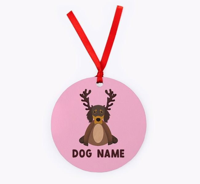 Reindog: Personalised {breedFullName} Christmas Decoration